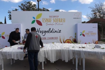 Gaziantep'te festival 10 dakika sürdü! Antepliler birbirleriyle yarıştı